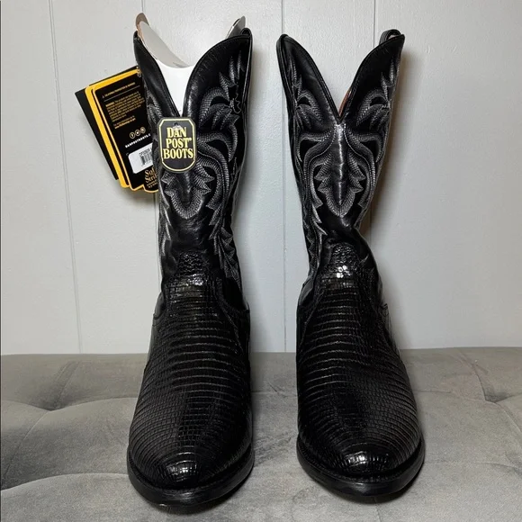 Dan Post Men’s Winston Lizard Cowboy Boots Size 11.5 NEW